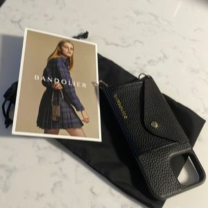 iPhone 12 leather Crossbody case